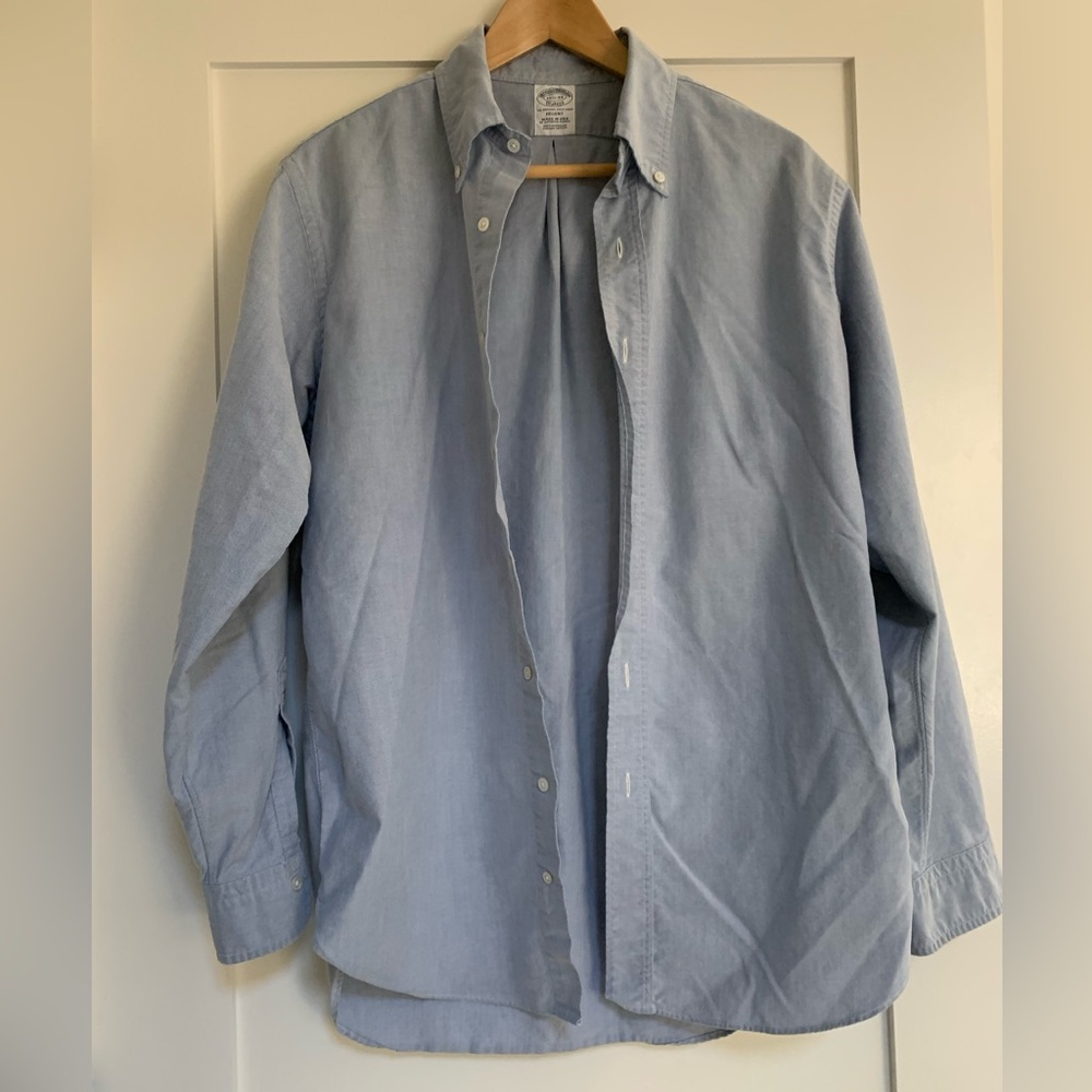 Light blue brooks brothers shirt